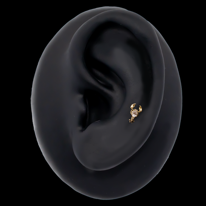 Maritide - 18kt Gold Threadless End - Khrysos Jewelry
