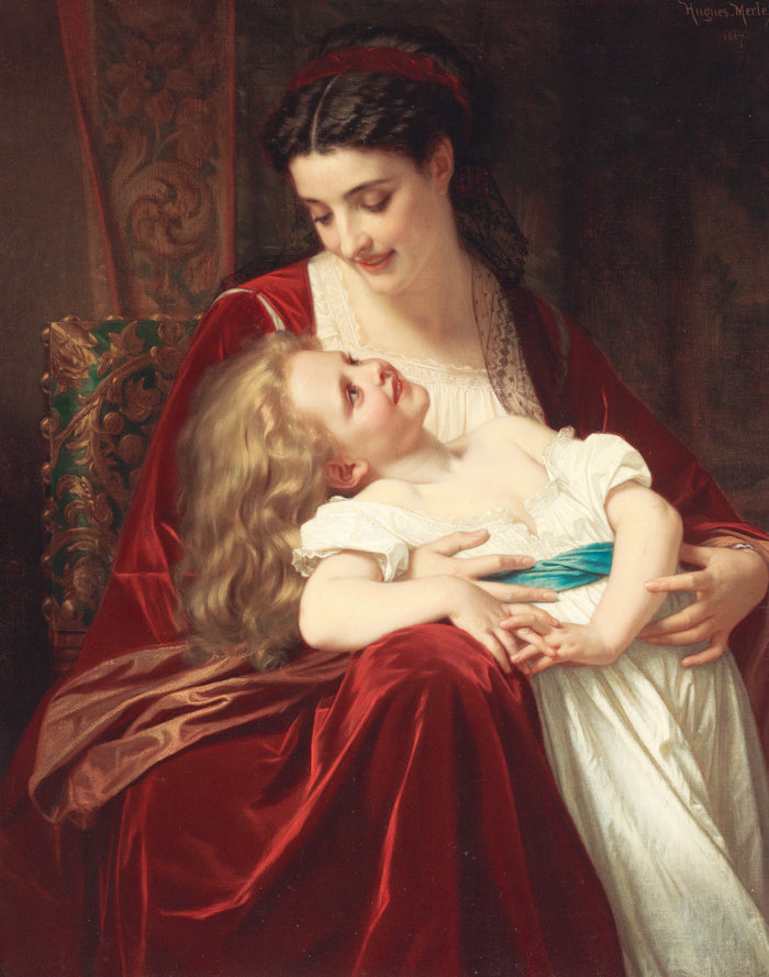 Maternal Affection | Hugues Merle