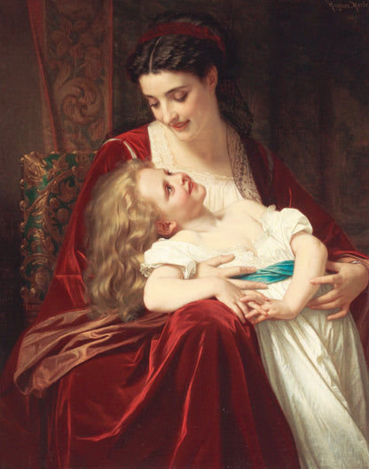 Maternal Affection | Hugues Merle