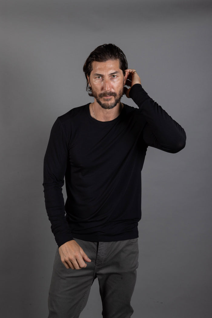 Men's Dylan Modal Long Sleeve Tee - view 8