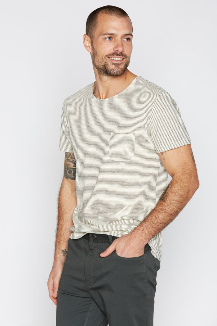 Men's Sailor Pocket Stripe Tee - view 3