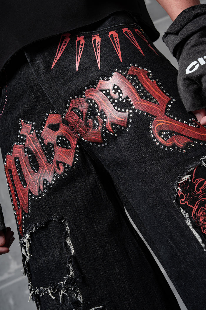 Misery - Distressed Japanese Pants