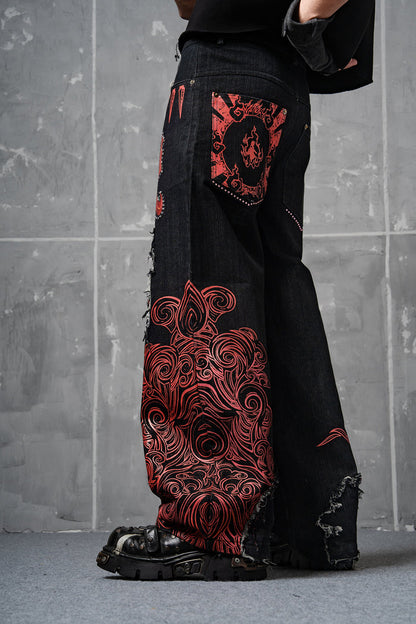 Misery - Distressed Japanese Pants