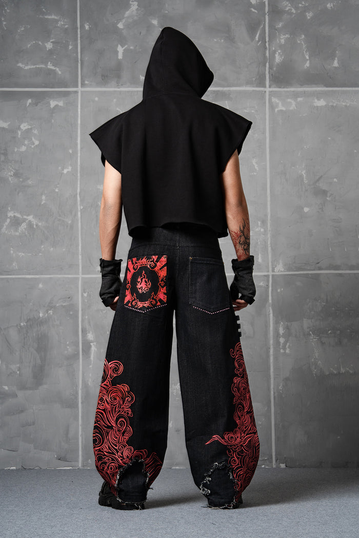 Misery - Distressed Japanese Pants
