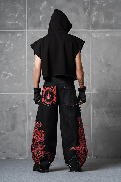 Misery - Distressed Japanese Pants