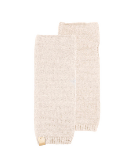 Mitaines Femme Maille longues Beige