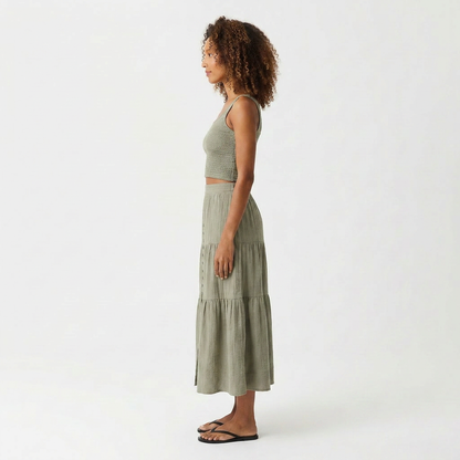Lana Button-Through Skirt