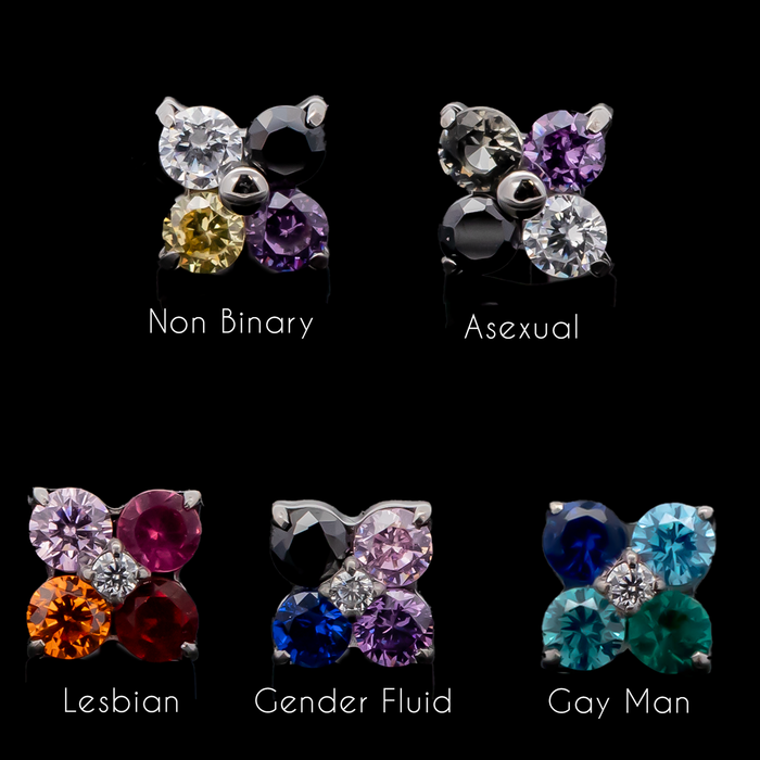 Oliver Pride - 16G Internally Threaded End - Khrysos Jewelry