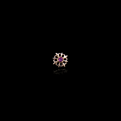 Olivia - 18kt Gold Threadless End - Khrysos Jewelry
