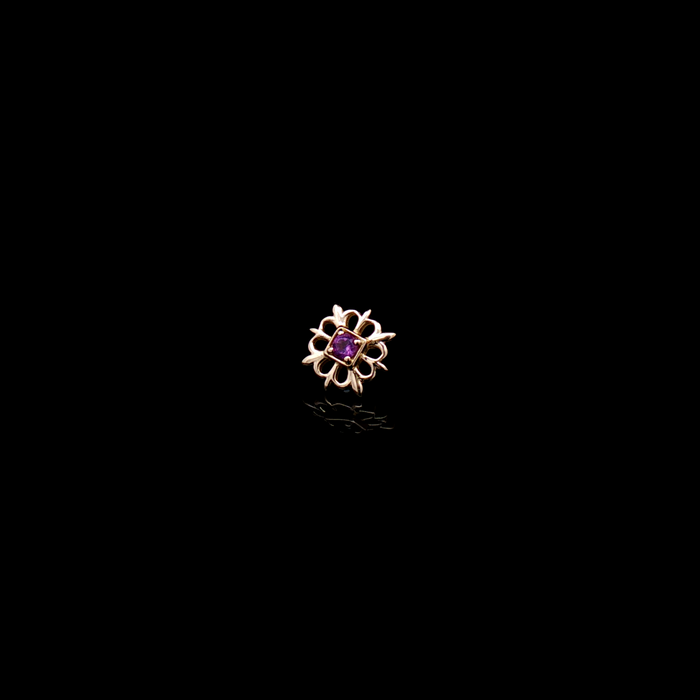 Olivia - 18kt Gold Threadless End - Khrysos Jewelry