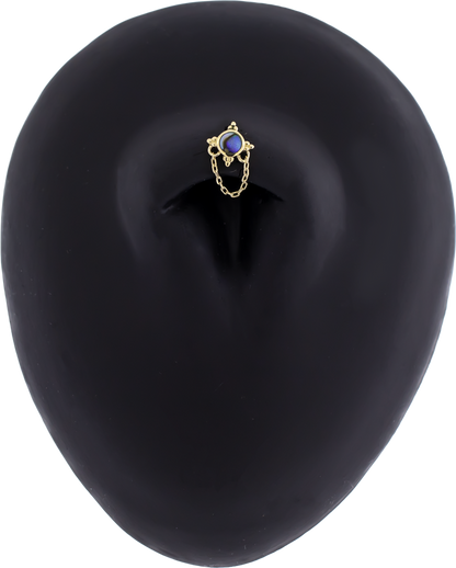 Opulenza- 14KT Gold Threadless End - Khrysos Jewelry
