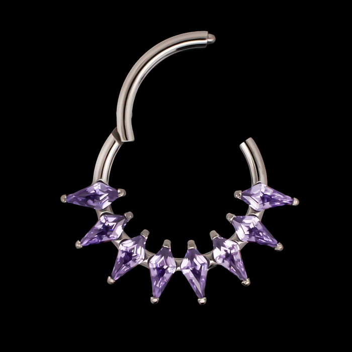 Orchid - Hinged Ring - Khrysos Jewelry