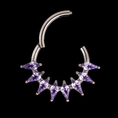 Orchid - Hinged Ring - Khrysos Jewelry