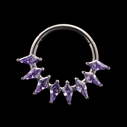 Orchid - Hinged Ring - Khrysos Jewelry