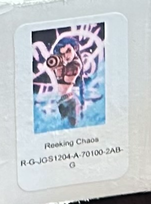 Round "Reeking Chaos" RD-70x100-AB-G