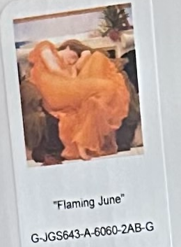 "Flaming June" SQ-60x60-AB-G