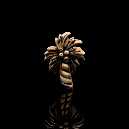 Palmera - 18kt Gold Threadless End - Khrysos Jewelry