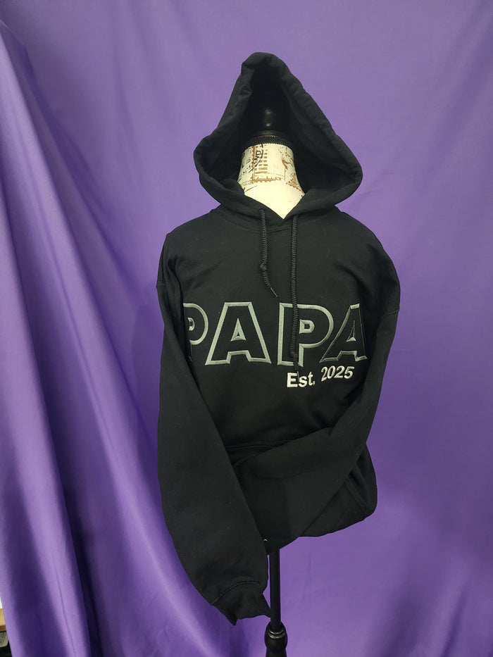 Papa Embroidered Crewneck