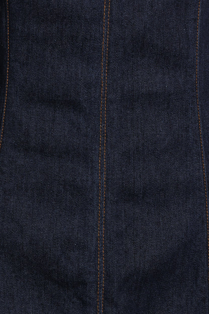 Calyx Mini Dress - Dark Denim