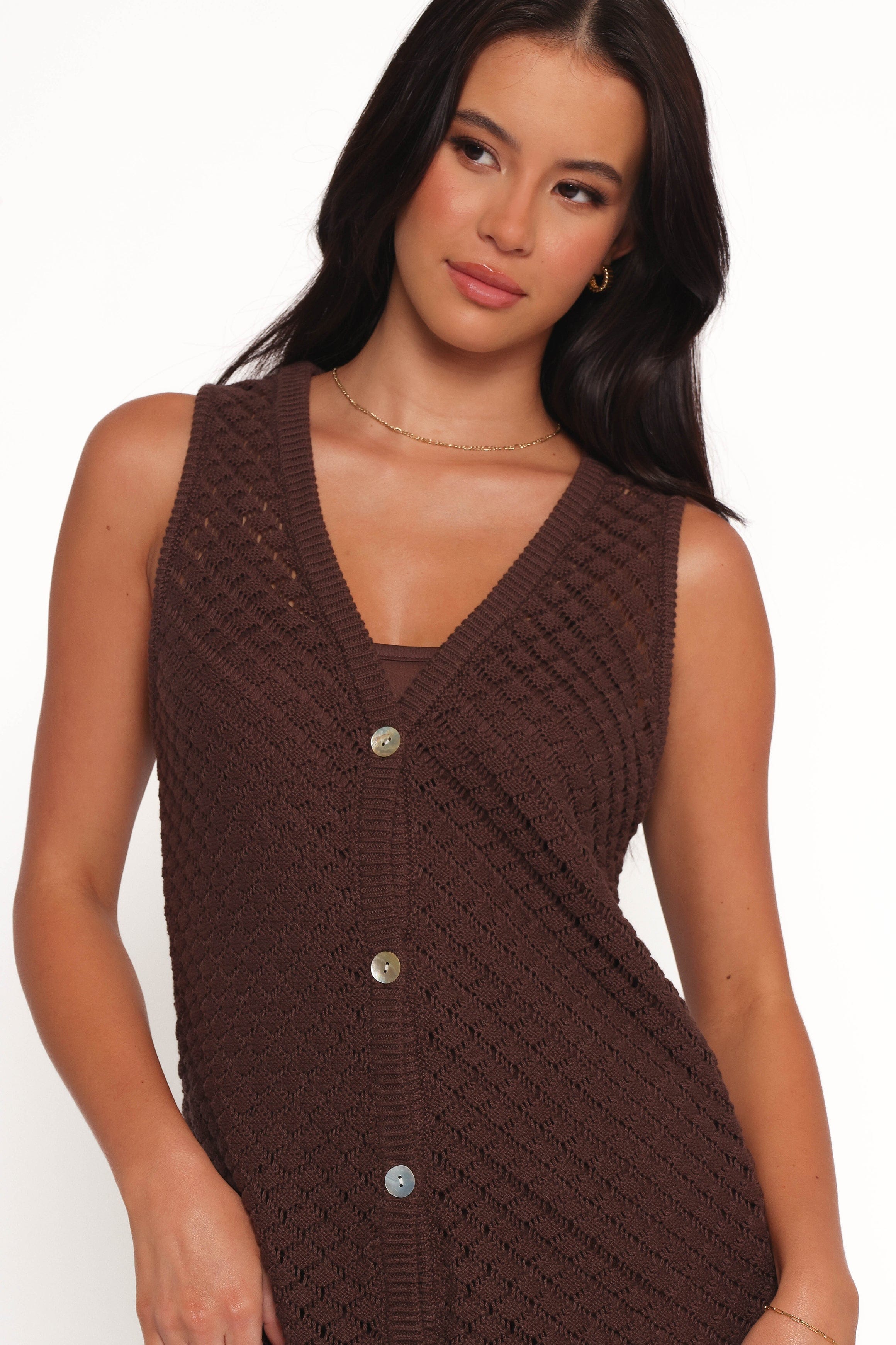 Luan Mini Dress - Chocolate