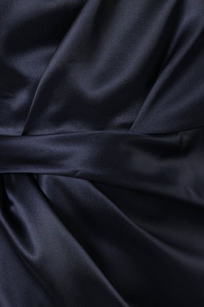Nadia One Shoulder Maxi Dress - Navy