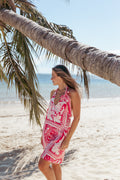 Nicoletta Mini Dress - Red