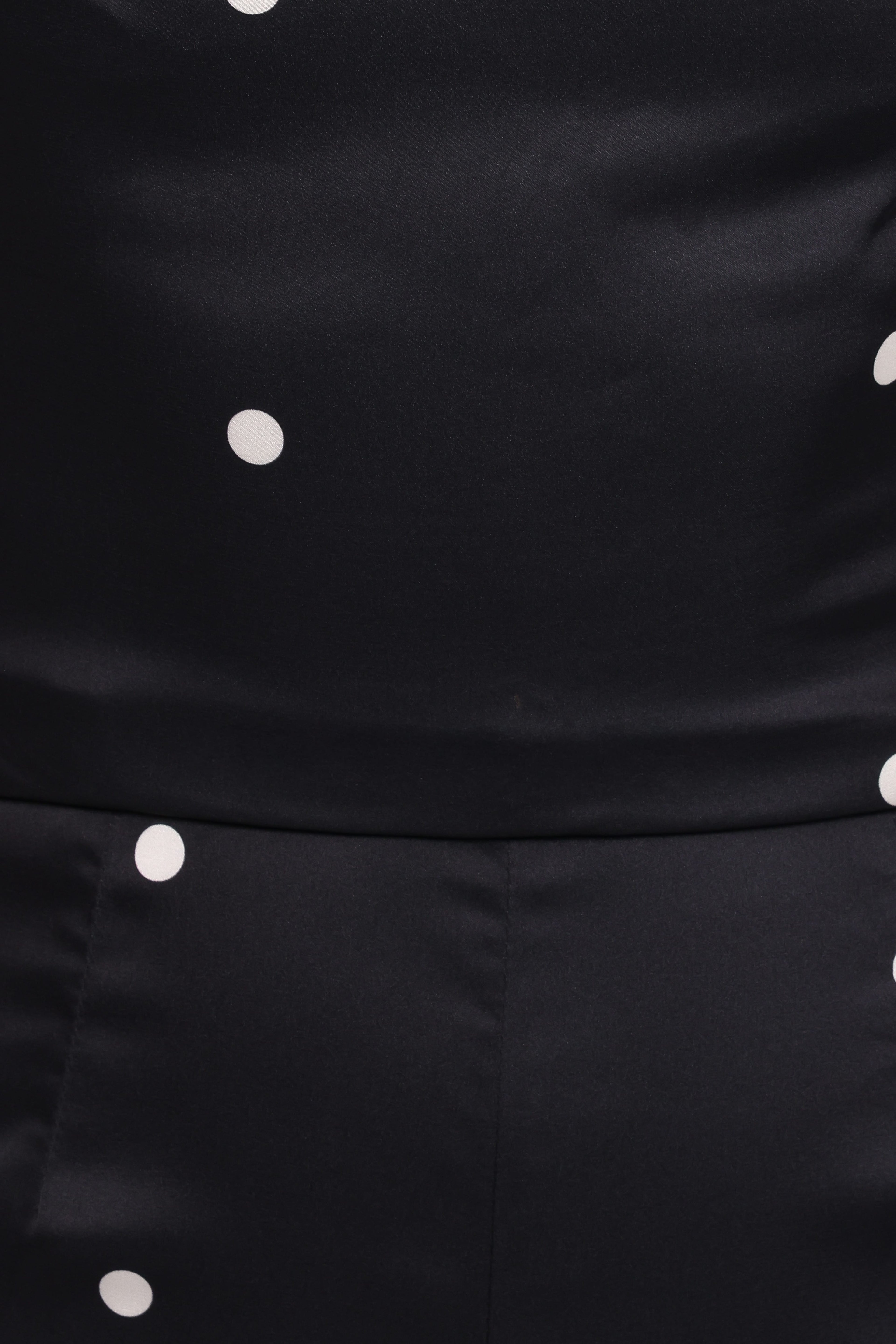 Bentley Halterneck Jumpsuit - Black Polka Dot