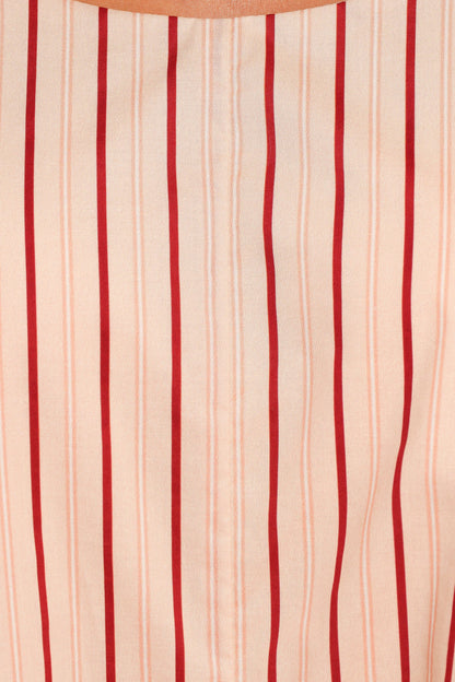 Scobbie Romper - Pink Stripe