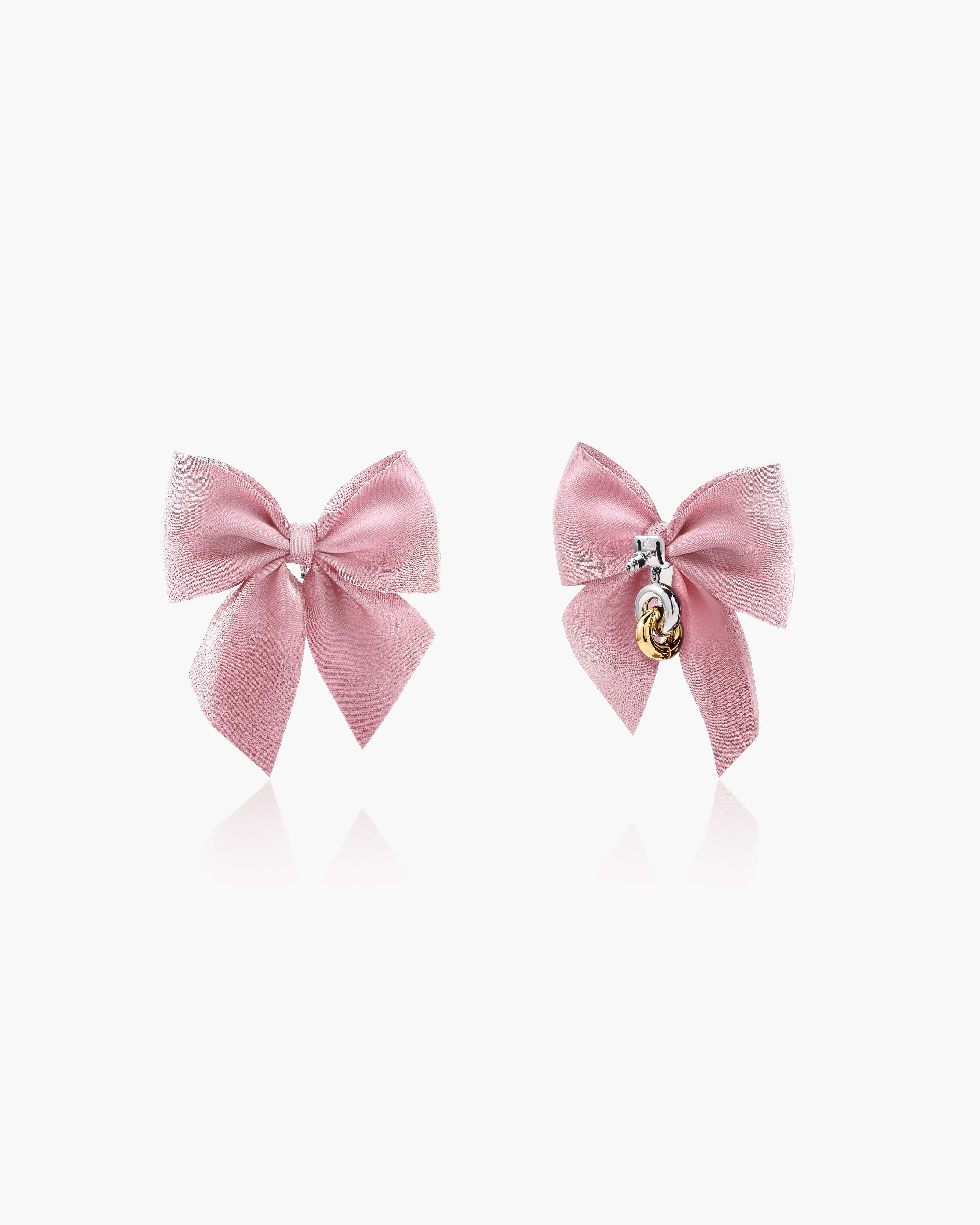 Polka Dot Bow Earrings