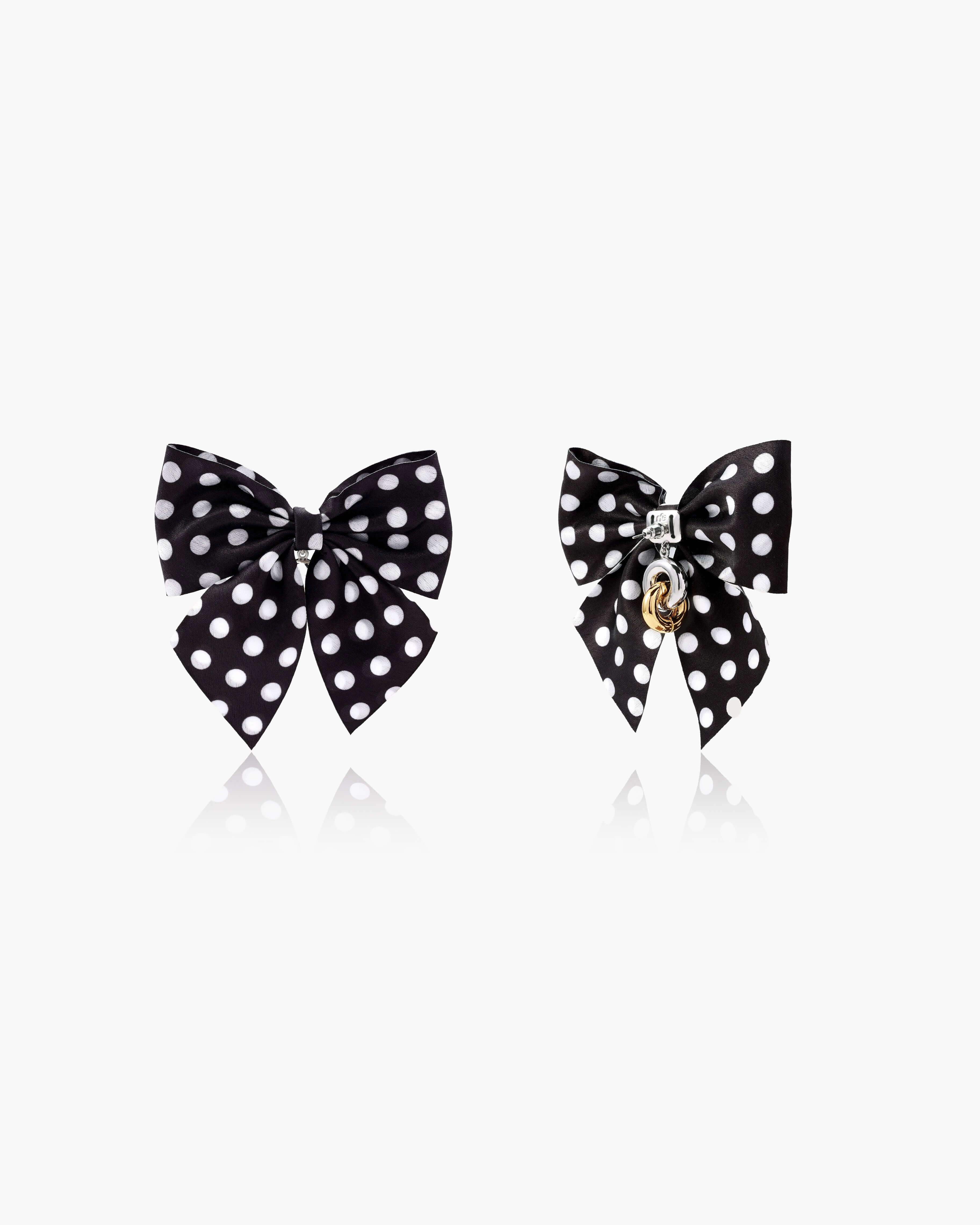 Pink Bow Earrings