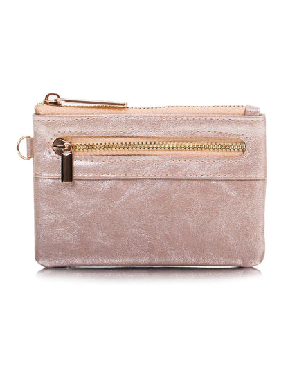 Porte-monnaie Femme zippé Or