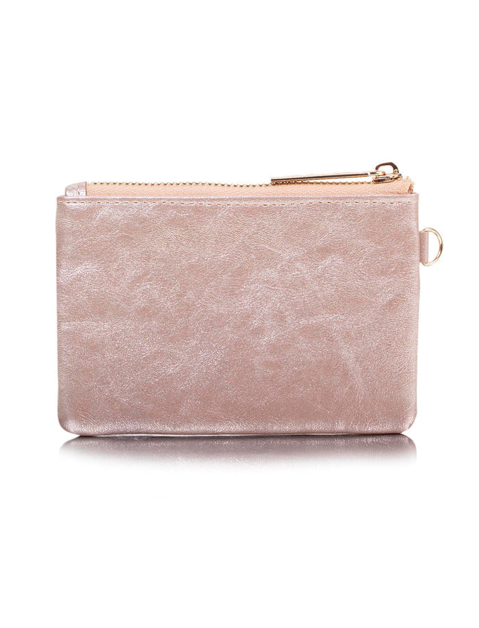 Porte-monnaie Femme zippé Or