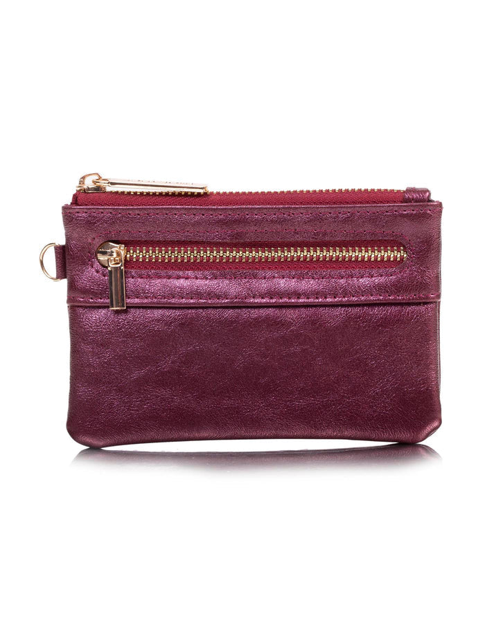 Porte-monnaie Femme zippé Rouge