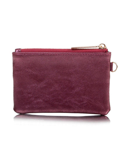 Porte-monnaie Femme zippé Rouge