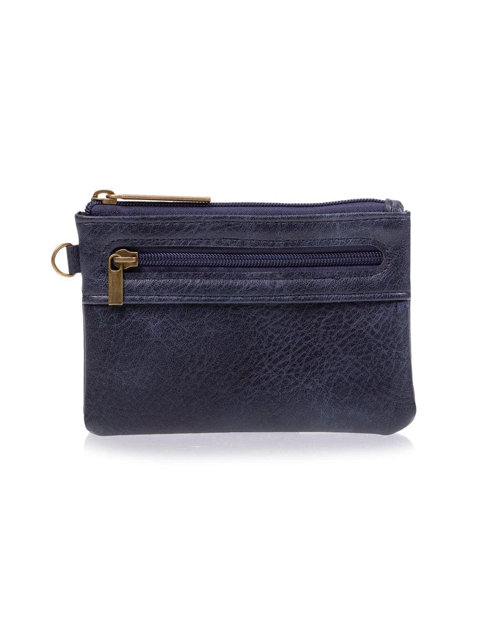 Porte-monnaie Homme zippé Marine