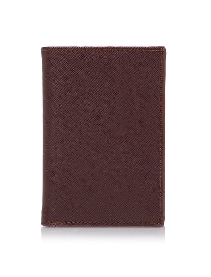 Portefeuille 3 volets Homme Marron