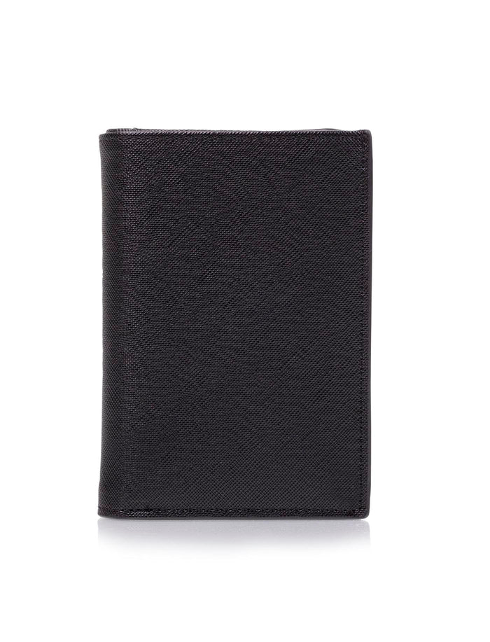 Portefeuille 3 volets Homme Noir