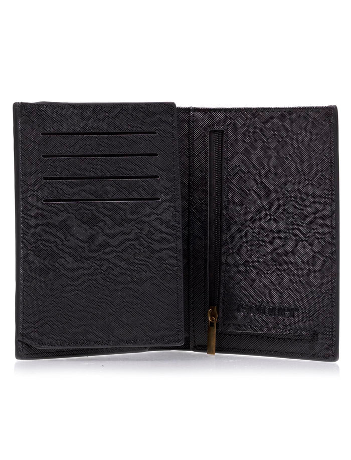 Portefeuille 3 volets Homme Noir