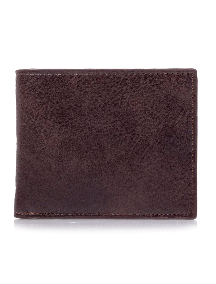 Portefeuille Homme poche pression Marron