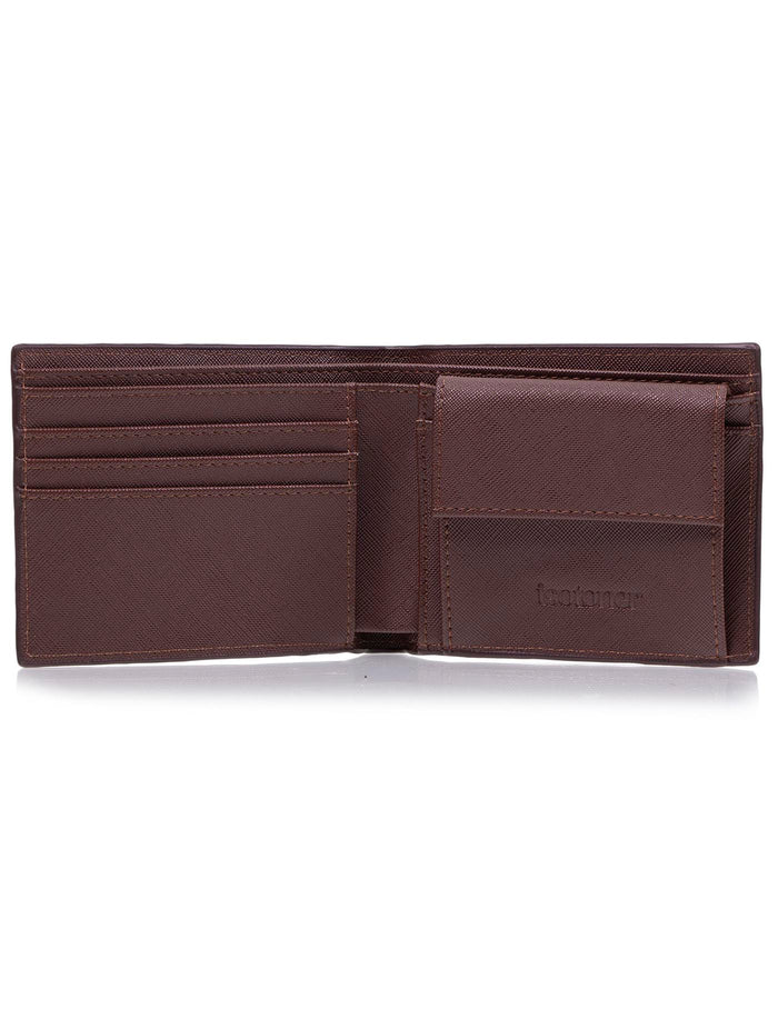 Portefeuille Homme poche pression Marron