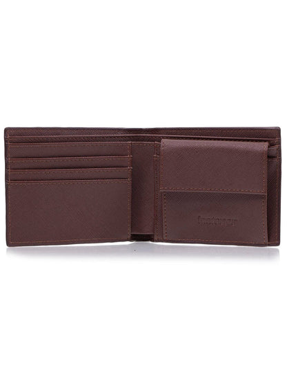 Portefeuille Homme poche pression Marron