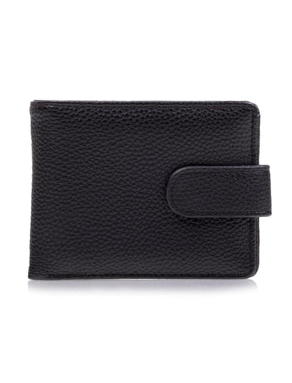 Portefeuille rabat avec patte Homme Noir