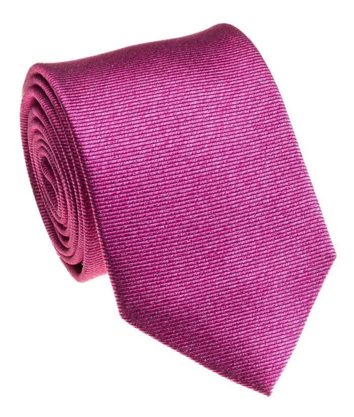 Premium Silk Mens Magenta Purple 100% Silk Hand Made Tie - The Suit Depot