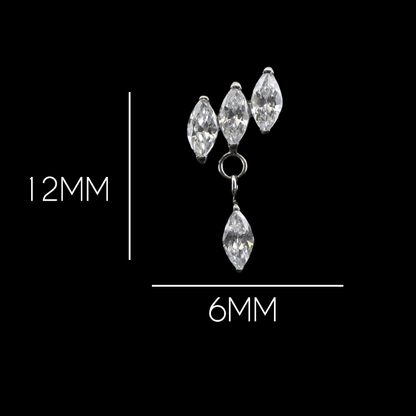 Quentin - 16G Internally Threaded End - Khrysos Jewelry