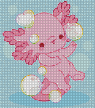 Rainbow Axolotl