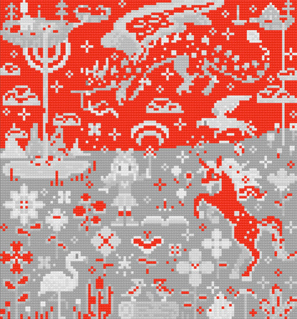 Rainbow Magic | Pixel Charted | Ready To Ship