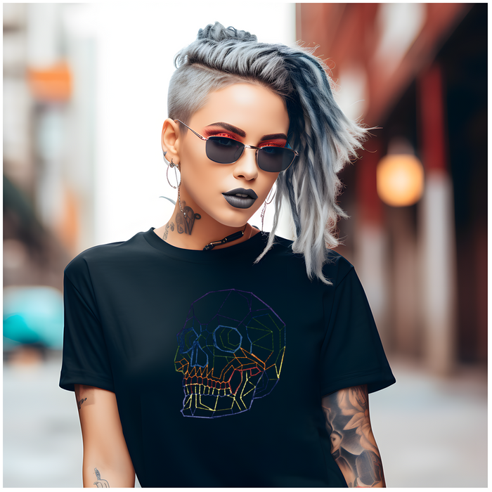 Rainbow Skull Pride Tee