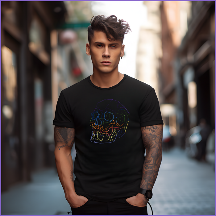 Rainbow Skull Pride Tee