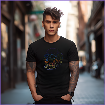 Rainbow Skull Pride Tee