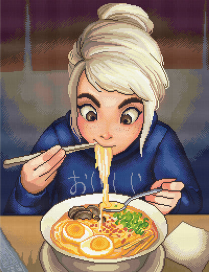 Ramen Break! | Pixel Charted | Ready To Ship